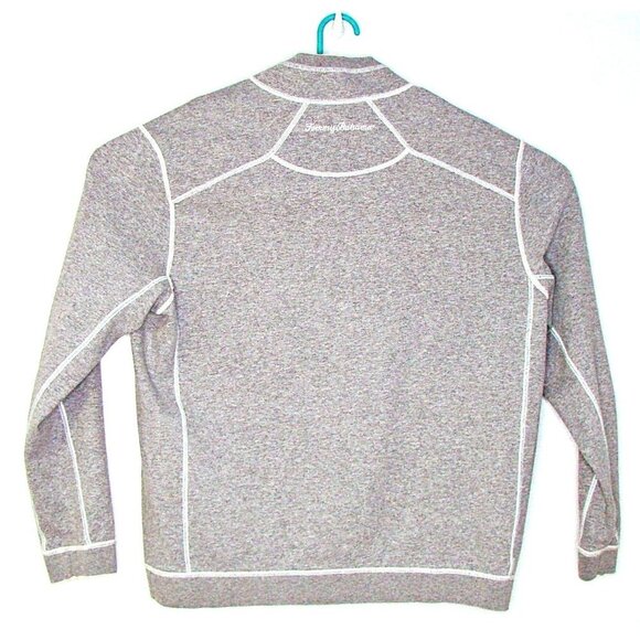 Tommy Bahama Flipshore Reversible 1/4 Zip Pullover Sweater Lychee Heather XL-1X - Picture 3 of 12